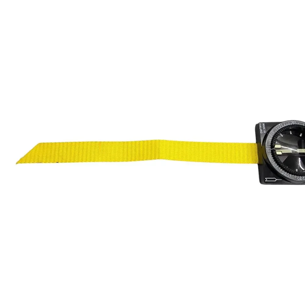 Vintage Suunto Wrist Dive Compass Square Scuba Yellow Strap Made in Finland